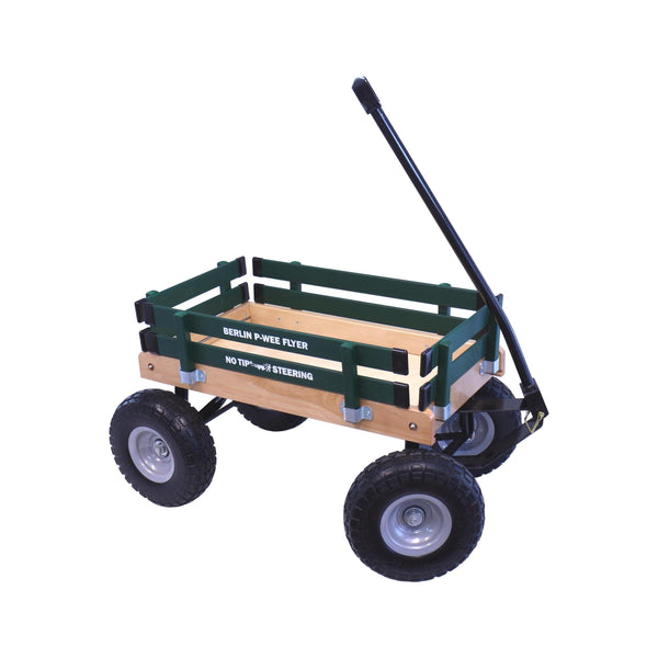 Amish Toy Box Berlin Big-Foot Pull Behind Wagon 10 inch Tires