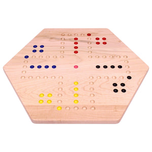 Aggravation Wahoo Marble Board Game, Double-Sided