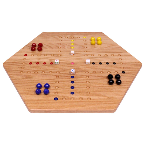 Aggravation Wahoo Marble Board Game, Double-Sided