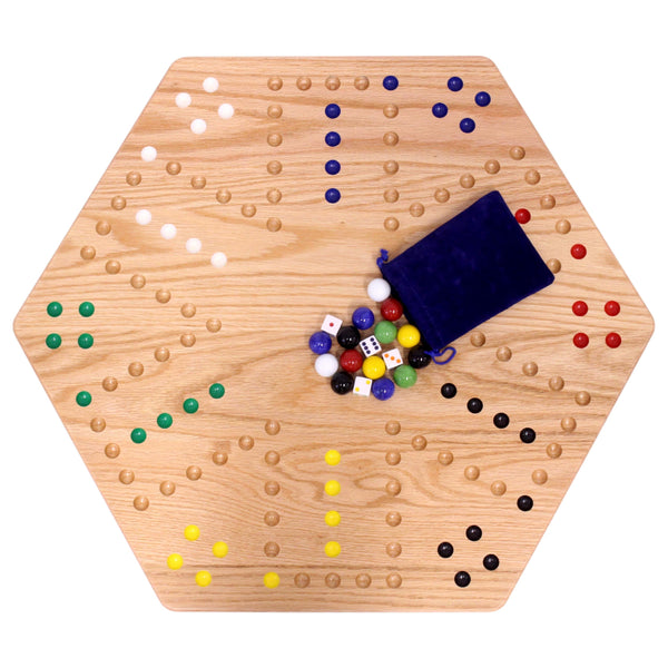 Aggravation Wahoo Marble Board Game, Double-Sided
