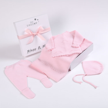 MELI | Baby Girls Rose Ballerina Layette Set (4)
