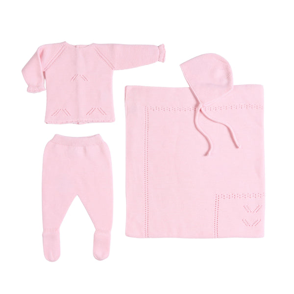MELI | Baby Girls Rose Ballerina Layette Set (4)