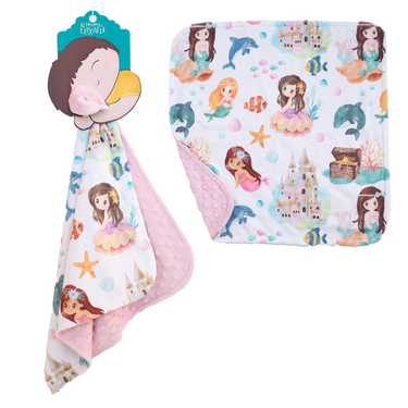 Mini Minky Blanket Mermaids - MOOGCO Baby
