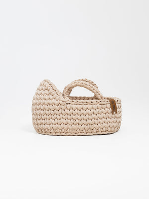 Mini Doll Moses Basket w/Rocking Stand
