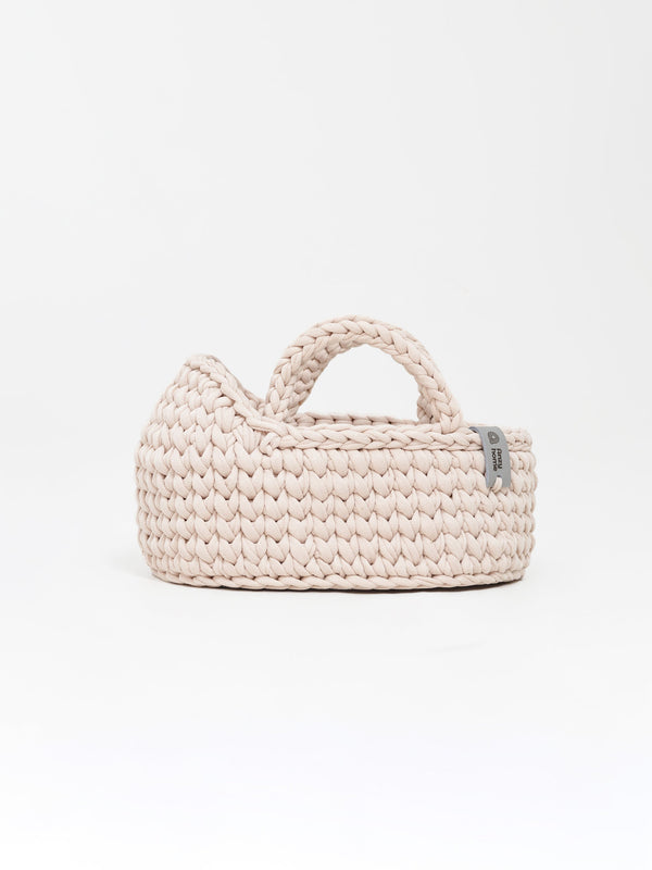 Mini Doll Moses Basket w/Rocking Stand