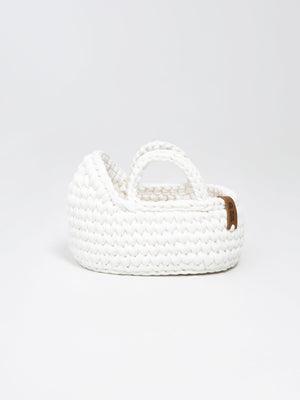Mini Doll Moses Basket w/Rocking Stand