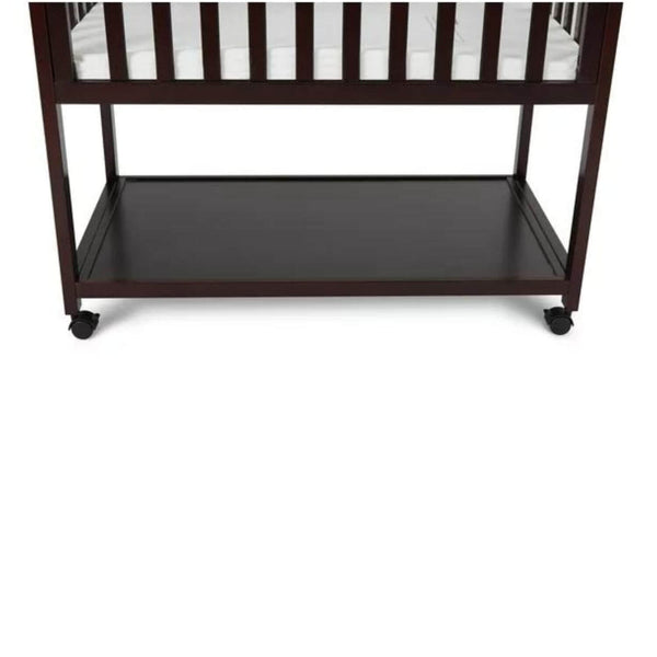 AFG Mila Wooden Portable Bassinet with Mattress Pad Espresso