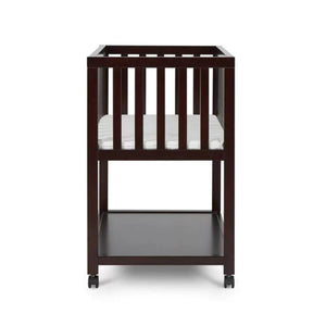 AFG Mila Wooden Portable Bassinet with Mattress Pad Espresso
