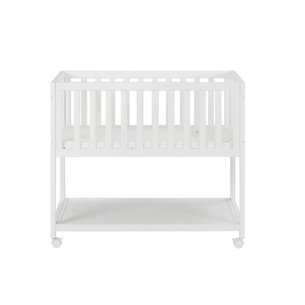AFG Mila Wooden Portable Bassinet with Mattress Pad White