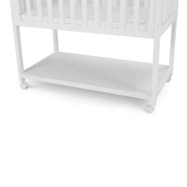 AFG Mila Wooden Portable Bassinet with Mattress Pad White