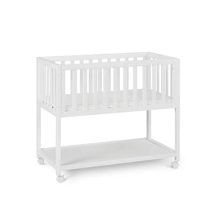 AFG Mila Wooden Portable Bassinet with Mattress Pad White