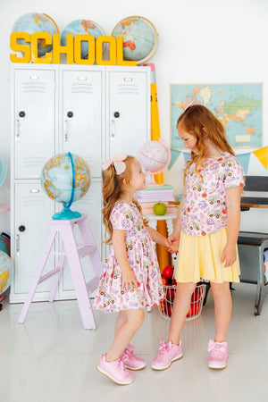 Playground Princess S/S Ruffle Pocket Tee