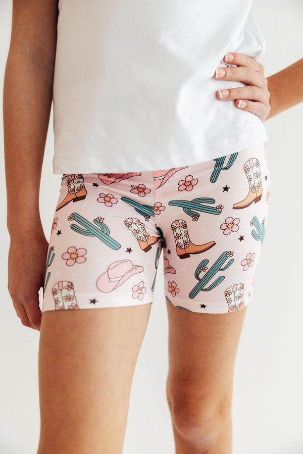Cactus Cowgirl Twirl Shorts