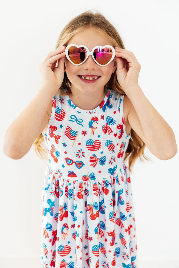Little Miss Liberty Tank Twirl Dress