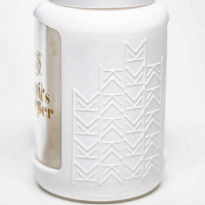 Set of 2 glass breast milk bottles at angle 16, perfect for safe and stylish breast milk storage.