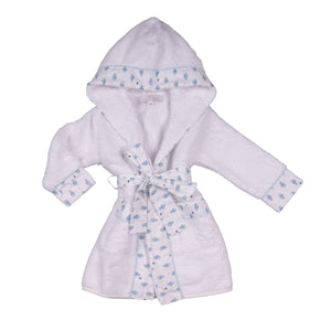 MILO | Boys White Cotton Bathrobe