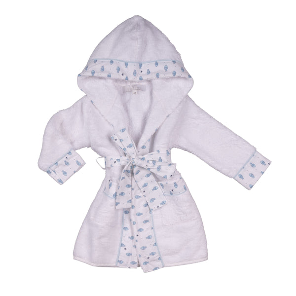 MILO | Boys White Cotton Bathrobe