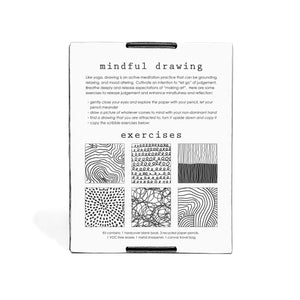 Sketchbook Art Kit - Doodle Set with paper and pencils for creative baby activities, shown from angle 4.
