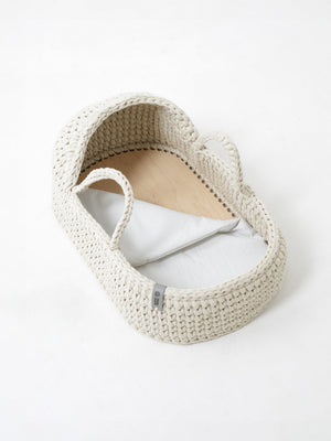 Doll Moses Basket w/Rocking Stand