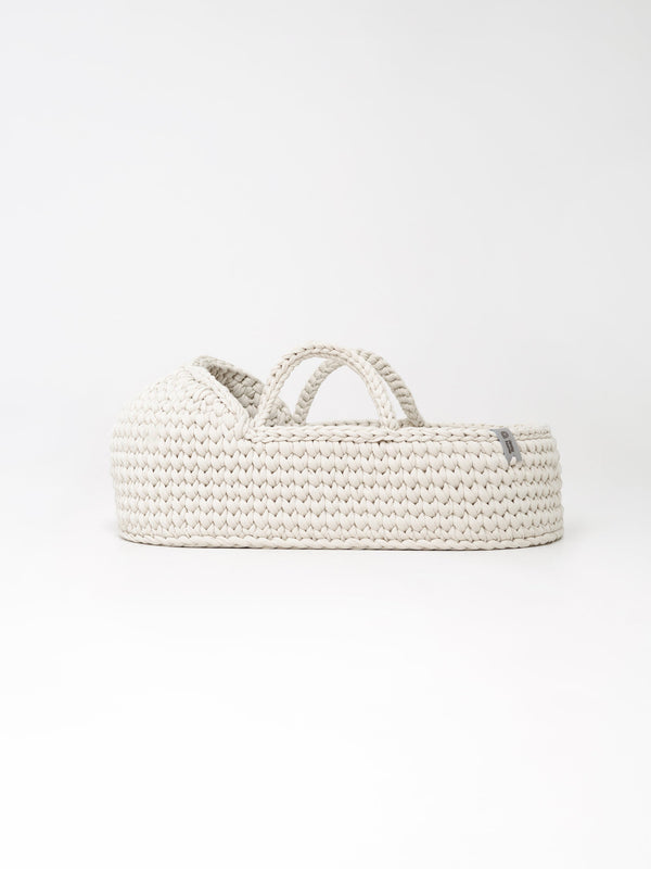 Doll Moses Basket w/Rocking Stand