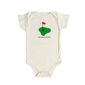Mini Golfer Short Sleeve Romper