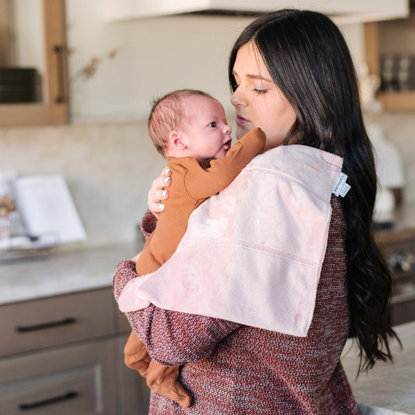 Minky burp cloths 3-pack for babies, soft and stylish, perfect for feeding and clean-up.
