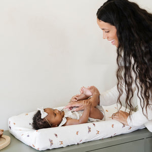 Minky Stretch Luxe Changing Covers for babies, soft and stylish, perfect for diaper changes.