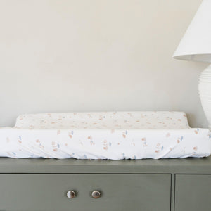 Minky Stretch Luxe Changing Covers for babies, soft and stylish, perfect for diaper changes. Angle 18 view.
