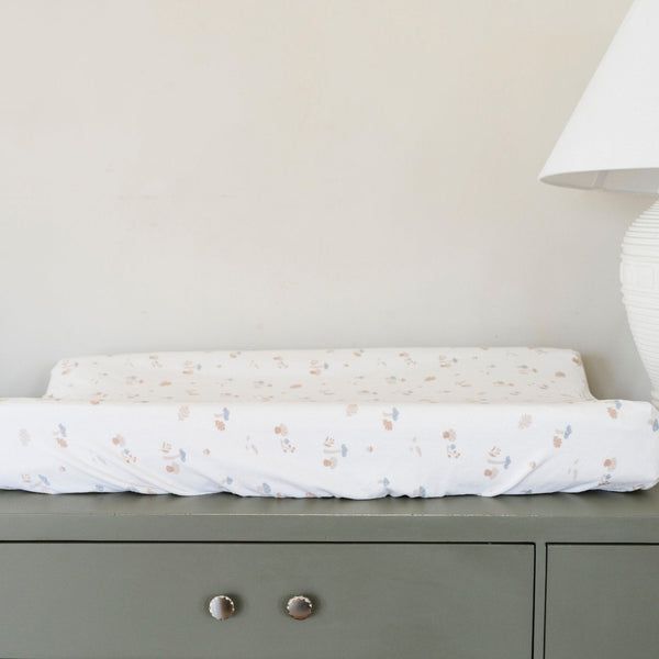Minky Stretch Luxe Changing Covers for babies, soft and stylish, perfect for diaper changes. Angle 18 view.