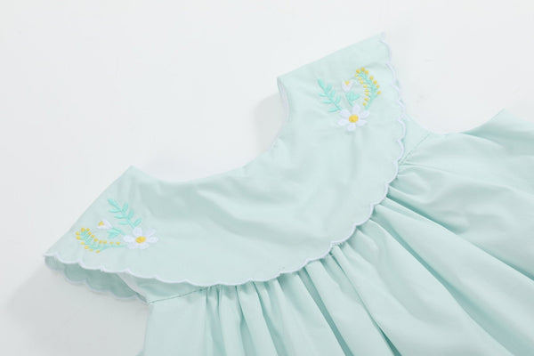Misty Blue Fuzzy Chickies Dress