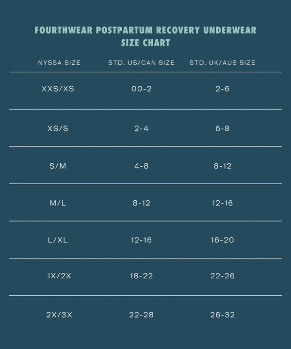 Mocha Mousse FourthWear Postpartum Recovery Underwear 3-set + Ice/Heat Pack