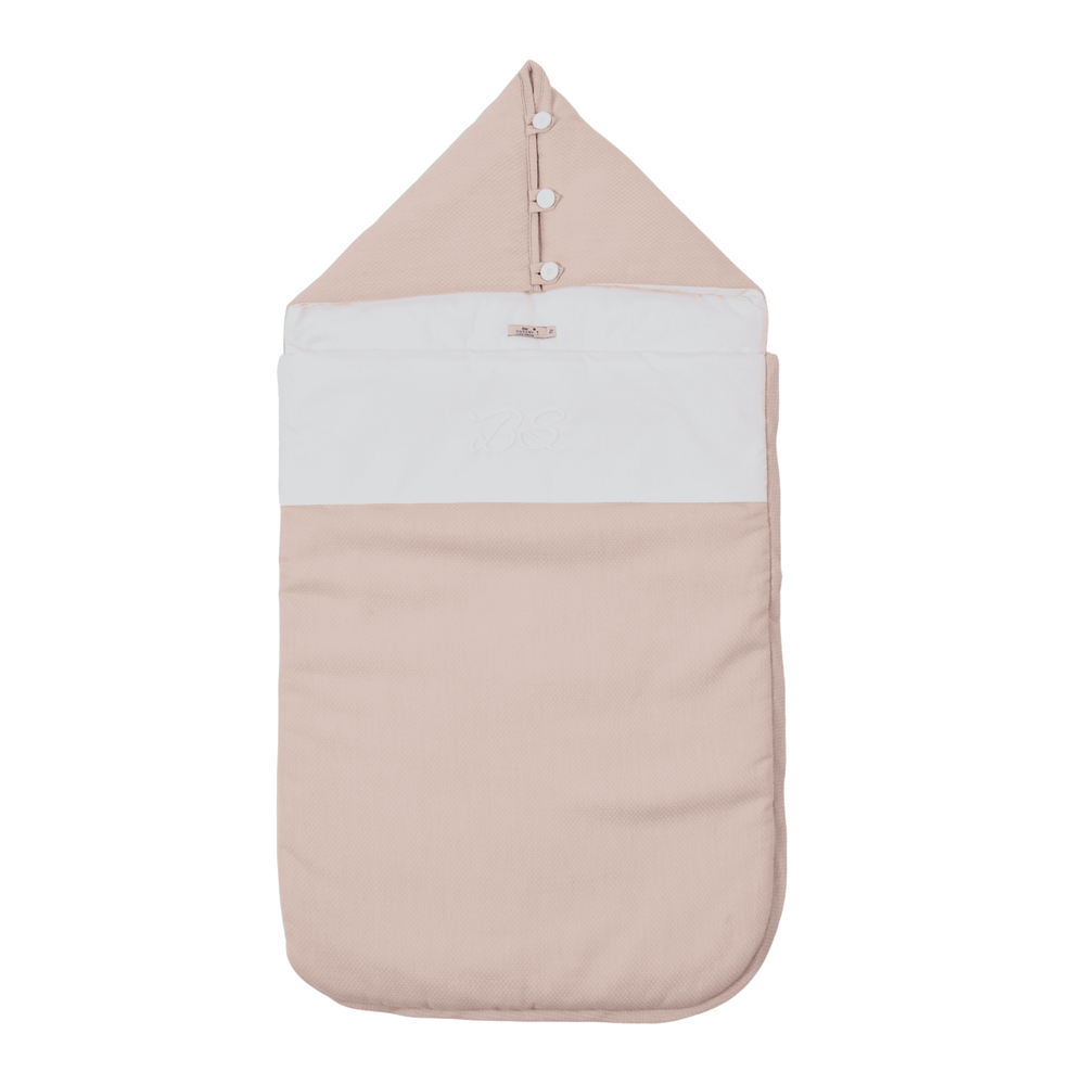 MON BEAU TROUSSEAU | Girls Dusty Rose Cotton Baby Nest (86cm)