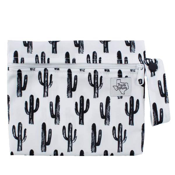 Monochrome Cacti - Mini Wet Bag