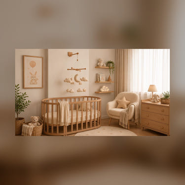 Adjustable Wooden Baby Mobile Arm: Wall Hanging Decor