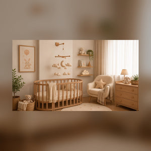 Adjustable Wooden Baby Mobile Arm: Wall Hanging Decor