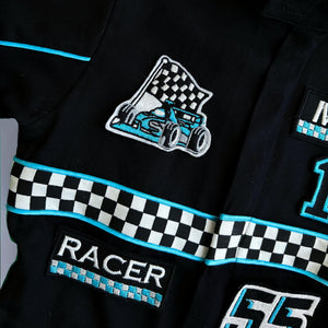 Costumes Club Handmade Race Car Driver Costume for Toddlers - Halloween Costume, Cars Boys Racing Outfit, Toddler Racer Suit by Costumes Club