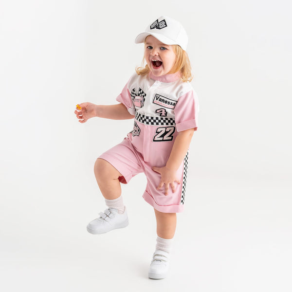 Costumes Club Handmade Race Car Driver Costume for Toddlers - Halloween Costume, Cars Boys Racing Outfit, Toddler Racer Suit by Costumes Club