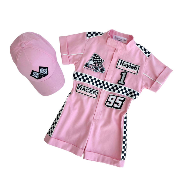 Costumes Club Handmade Race Car Driver Costume for Toddlers - Halloween Costume, Cars Boys Racing Outfit, Toddler Racer Suit by Costumes Club