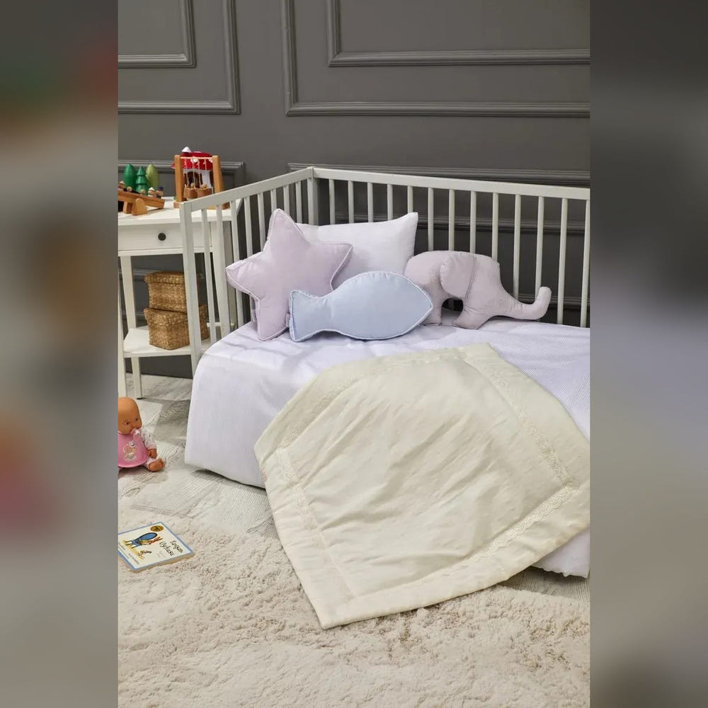 Puffy Cotton Soft Baby Blanket, 33x33 in