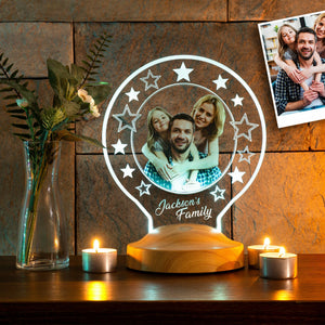 Custom Photo Night Light, Mother's Day Gift by Drn Gift Store