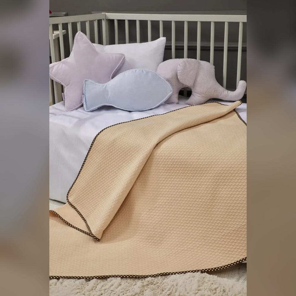 Karamel Cotton Baby Blanket, 35x43 in