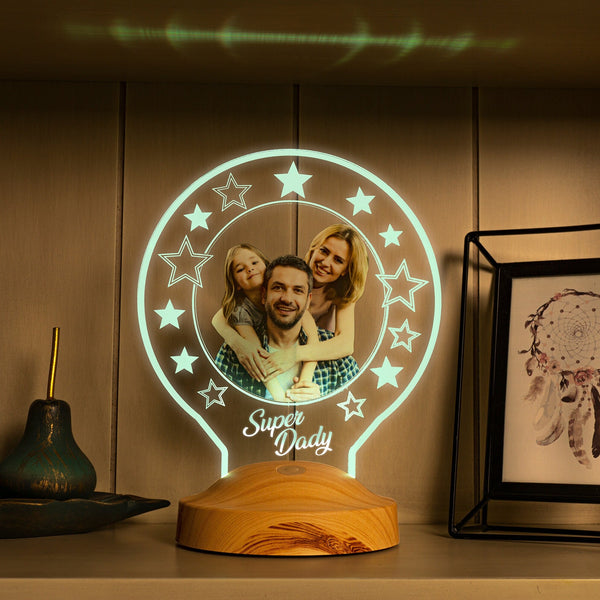 Custom Photo Night Light, Mother's Day Gift by Drn Gift Store