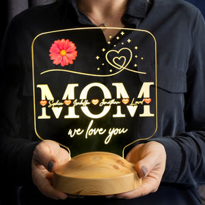 Mom Gifts Personalized Night Light, Gift for Mom, Mothers Day Gift by Drn Gift Store