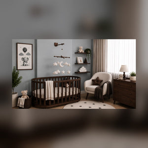 Adjustable Wooden Baby Mobile Arm: Wall Hanging Decor
