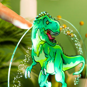 Personalized Dinosaur LED Sign, Gifts for kids, T-Rex Night light for kid by Drn Gift Store