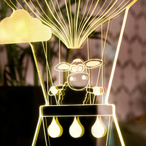 Cute Sheep Night Light for Kids Bedroom by Drn Gift Store