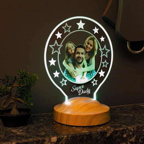 Custom Photo Night Light, Mother's Day Gift by Drn Gift Store