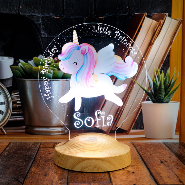 Unicorn Custom Night Light, Cute Unicorn Gift for Little Girl by Drn Gift Store
