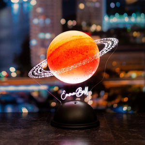 Personalized Saturn Planet Lamp, Saturn Planet Led Lamp by Drn Gift Store