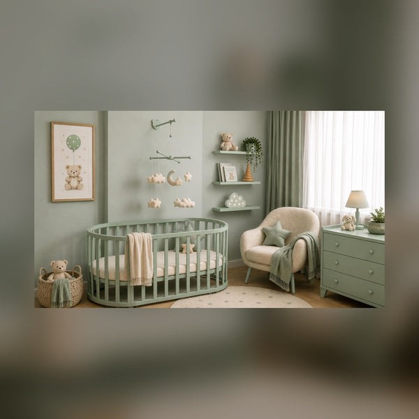 Adjustable Wooden Baby Mobile Arm: Wall Hanging Decor